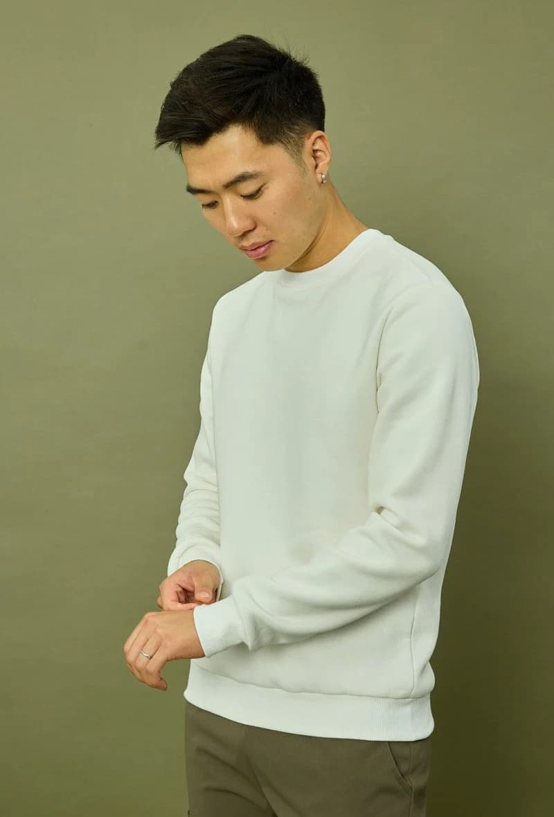 Averinaro Classic Crewneck Ecru
