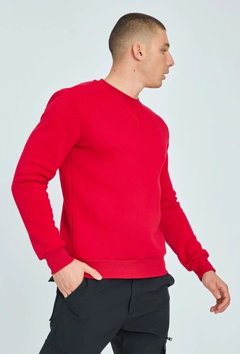 Averinaro Classic Crewneck Rood