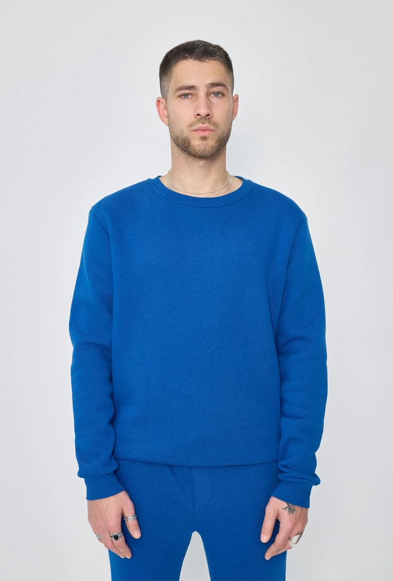 Averinaro Crewneck Sweater Kobaltblauw