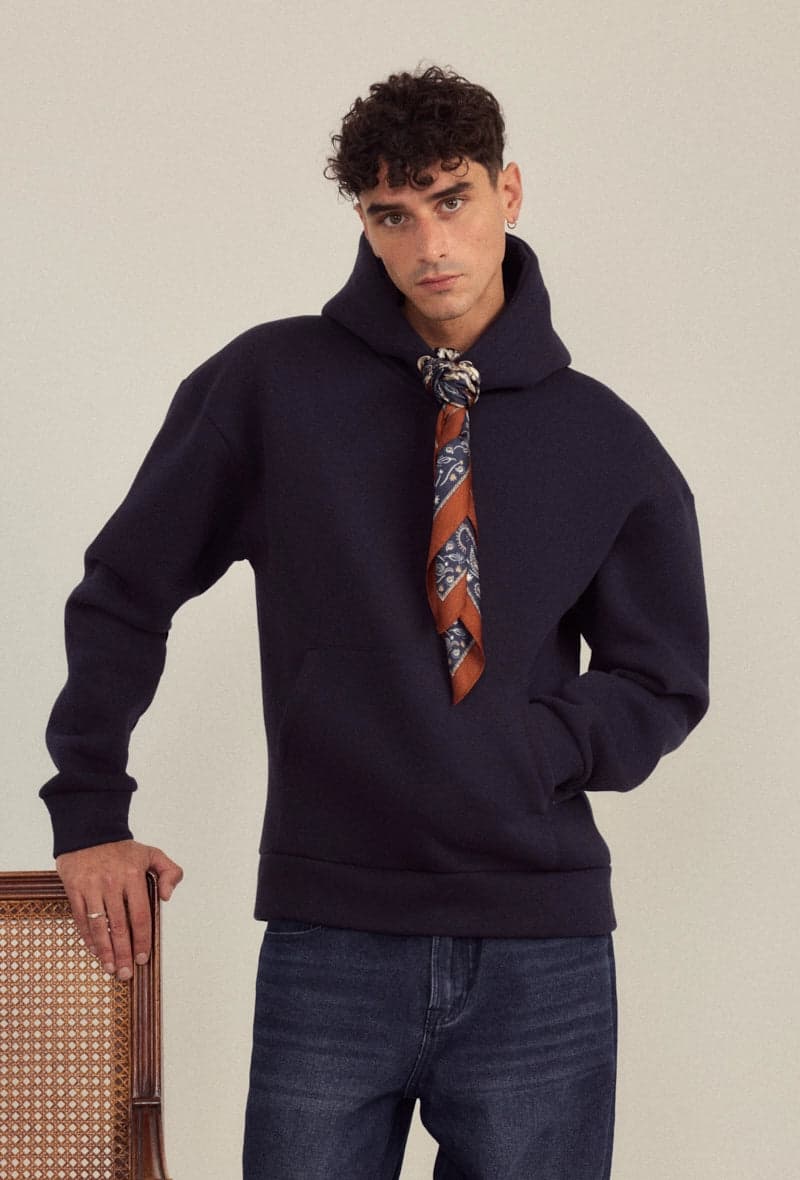 Averinaro Oversized Hoodie Navy